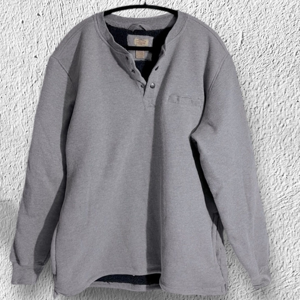 Telluride Clothing Sherpa Lined Thermal Pullover XL